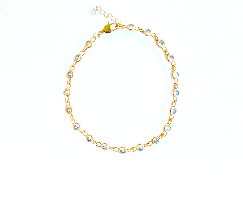 Dotted Diamond Anklet