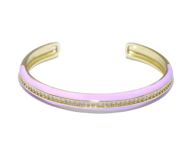 Enamel Cuff Bracelet