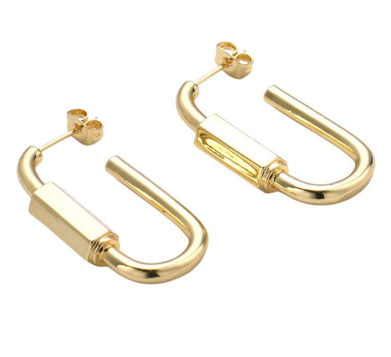 Classy Carabiner Earrings