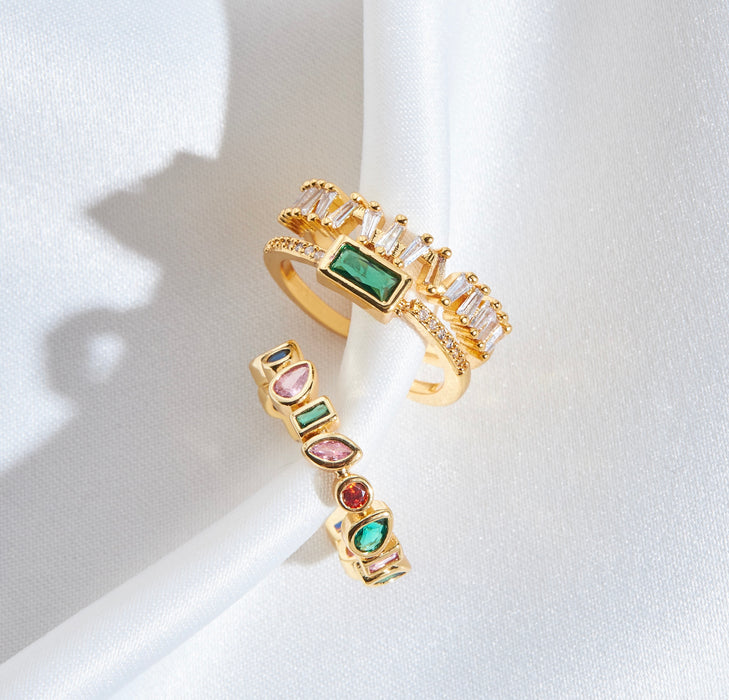 Pastel Gemstone Ring