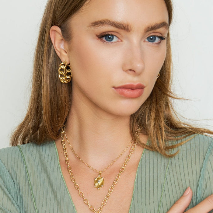 Chain Link Hoops - thechristyfcollection