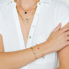 Rainbow Baguette Bracelet - thechristyfcollection