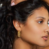 Chunky Wired Hoops - thechristyfcollection