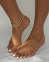 Cuban Chain Link Anklet - thechristyfcollection