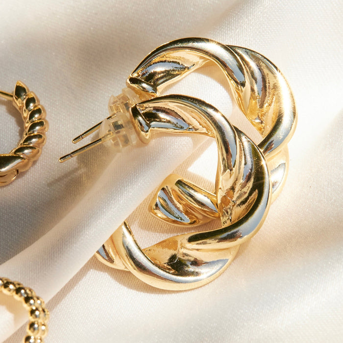 I'll Be Glammed Hoops - thechristyfcollection