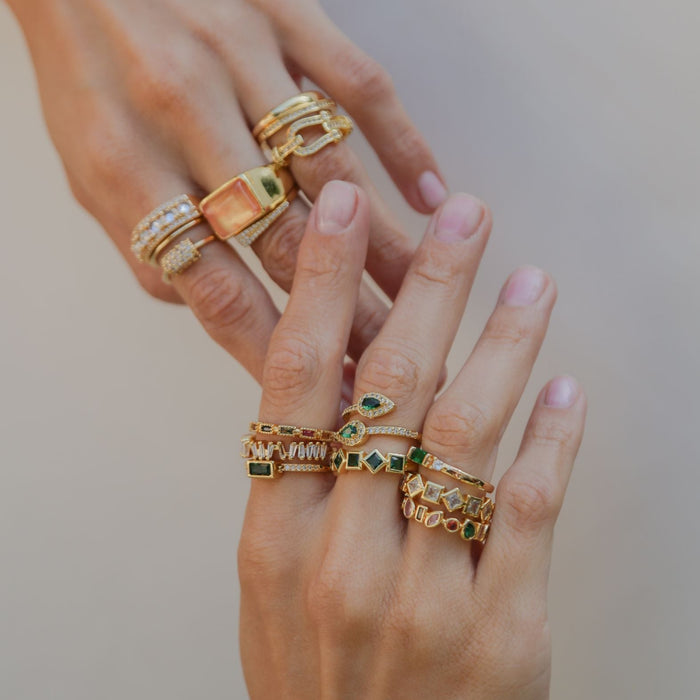 Hexagon Ring - thechristyfcollection